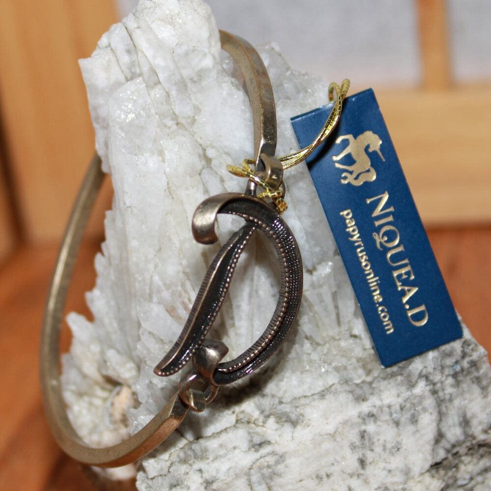 Niquea.D Initial Metal Bracelet